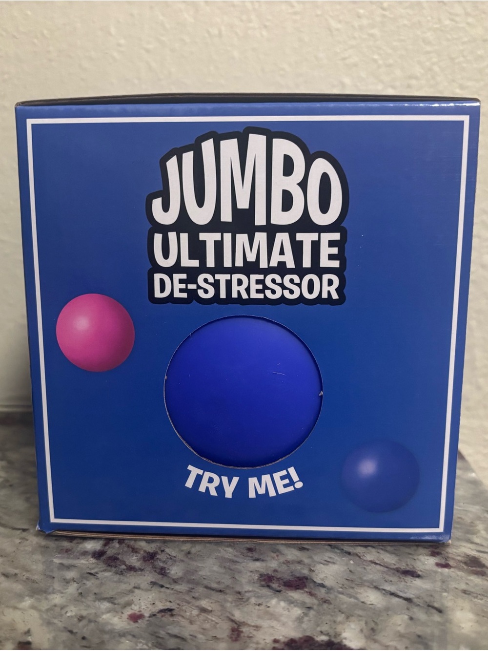 Crazy Fun Toys Jumbo Ultimate De-Stressor Squishy Ball